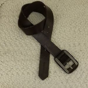 Men's "Being Human" Brown Leather Belt